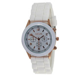Wavors Fashion Unisex Geneva Watch Casual Women Men Silicone Rubber Jelly Gel Quartz Watch Analog Sports Watches Candy Colors
