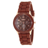 Wavors Fashion Unisex Geneva Watch Casual Women Men Silicone Rubber Jelly Gel Quartz Watch Analog Sports Watches Candy Colors