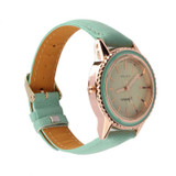 Wavors Watch Women Luxury Famous Brand Leather Quartz Watch Relogio Feminino Women Ladies Rhinestone Wrist Watches Free Shipping