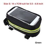 Waterproof/Reflective Bicycle Cycling Bike Bag Bicycle Accessories Phone Case Touchable PVC Screen Cell Phone Bag 4.8-5.7inch