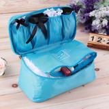 Waterproof Women Girl Lady Portable Travel Bra Underwear Lingerie Organizer Bag Cosmetic Makeup Toiletry Wash Storage case sale