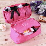 Waterproof Women Girl Lady Portable Travel Bra Underwear Lingerie Organizer Bag Cosmetic Makeup Toiletry Wash Storage case sale