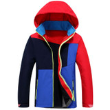 Waterproof Windproof Child Coat Sporty Soft Boys and Girls Tech Jackets Polar Fleece Warm Children Outerwear Clothing For 4-12T