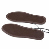USB Heated Insole Electric Powered Plush Fur Heating Shoe Pad Winter Keep Warm Foot Shoes Insole