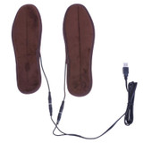 USB Electric Heated Insoles Soles Winter Plush Fur Heating for Men Women Shoes Boots Keep Feet Warm and Comfortable