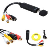 USB 2.0 Easycap Audio Video DVD VHS Record Capture Card Converter PC Adapter