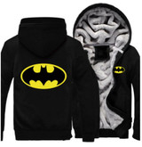 USA size Men Women Batman Zipper Jacket Sweatshirts Thicken Hoodie Coat Clothing Casual USA size Men Women Batman Zipper Jacket Sweatshirts Thicken Hoodie Coat Clothing Casual