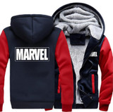 USA size Men Women Marvel Zipper Jacket Sweatshirts Thicken Hoodie Coat Clothing Casual USA size Men Women Marvel Zipper Jacket Sweatshirts Thicken Hoodie Coat Clothing Casual