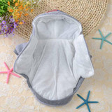 USA Flag Fashion Pet Apparel Dog Clothes Small Dogs Coat with Hooded Gray Red Black Pet Sportwear Sweatercoat in Autumn Winter