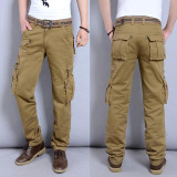 US Military Tactical Cargo Pants Mens Army Jeans Clothes Trousers Casual Breathable Cotton Baggy Camouflage Pants Plus Size