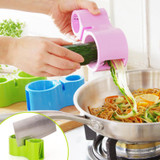Urijk Multifunction Spiral Vegetable Slicers Double Grater Premium Noodle Cutter Zucchini Pasta Spaghetti Maker Knife Sharpener