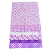 Urijk Mix 7PCs/Lot Mied Flower Printing Fabric DIY Sewing Accessories Tissu Patchwork Handmade Cloth Fabric Crafts Textile