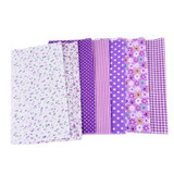 Urijk Mix 7PCs/Lot Mied Flower Printing Fabric DIY Sewing Accessories Tissu Patchwork Handmade Cloth Fabric Crafts Textile