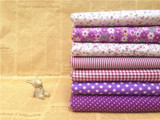 Urijk Mix 7PCs/Lot Mied Flower Printing Fabric DIY Sewing Accessories Tissu Patchwork Handmade Cloth Fabric Crafts Textile