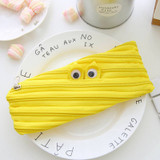 Urijk Cute Pencil Case for Children Zipper Monsters Pencil Storage Organizer Bag Students School Office Storage Bags