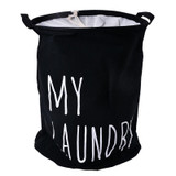 Urijk Cotton Linen Foldable Buckets Clothes Organizer Laundry Baskets Hamper Storage Organizer Bag Laundry Products