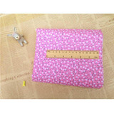 Urijk 7PCs/set 25*25cm Red DIY Patchwork Fabrics For Sewing The Cloth Quilting Cotton Fabric For Needlework Bedding Doll Textile