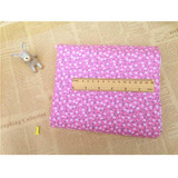 Urijk 7PCs/set 25*25cm Red DIY Patchwork Fabrics For Sewing The Cloth Quilting Cotton Fabric For Needlework Bedding Doll Textile