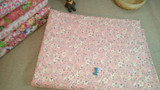 Urijk 7Pcs/Lot 25*25cm Mixed Flower Pink DIY Sewing Accessories Fabric For Patchwork Sewing Cloth Fabric Textile Doll