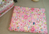 Urijk 7Pcs/Lot 25*25cm Mixed Flower Pink DIY Sewing Accessories Fabric For Patchwork Sewing Cloth Fabric Textile Doll