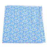 Urijk 7PCs/Lot 25x25cm Mixed Fabric DIY Patchwork Blue Flower Series Quilting Fabric Tissu Patchwork Sewing Accessories