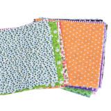 Urijk 50PCs 10x10cm Cotton Fabric For Patchwork Felt Cheap Fabric For Needlework Crafts Materials for Sewing Curtains Dolls DIY