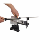 Upgraded Version Fixed-angle Knife Sharpener Professional Kitchen Knife Sharpening Kits System with 4 Grindstones Kitchen Tools