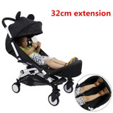 Upgrade 32cm Footmuff Baby Stroller Foot Extension Feet Rest Board Baby Stroller Accessories For Baby Yoya Stroller