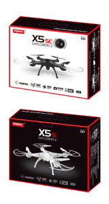Updated Syma X5C X5C-1 2.4G 6 Axis Headless Mode GYRO RC Quadcopter RTF RC Helicopter with 2.0MP HD Camera