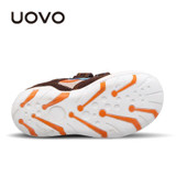 UOVO 2018 Spring Infant Boy Shoes Fashion Flat Kids Casual Sneaker Breathable Hook-And-Loop Boys Running Shoes Size 29#-36#