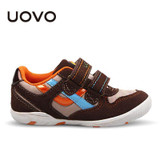 UOVO 2018 Spring Infant Boy Shoes Fashion Flat Kids Casual Sneaker Breathable Hook-And-Loop Boys Running Shoes Size 29#-36#
