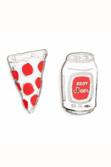 Ban.do Pizza & Beer 2pk Enamel Pins