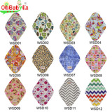 Bamboo Menstrual Pads Soft Mummy Cloth Pads Reusable Washable Menstrual Cloth Sanitary Pads Breathable Mentrual Panty Liners