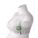 Bamboo Fiber Maternity Bra Nursing Bra Feeding For Pregnant Women Flower Lace Underwear With Wire Anti Sagging Gravidas