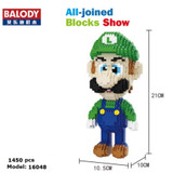 Balody Micro Blocks Big Size Mario DIY Building Toys Ice scrat Cute Sonic Auction Small figure Juguetes for Kids Toys 16004