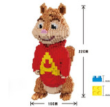 Balody Micro Blocks Big Size Mario DIY Building Toys Ice scrat Cute Sonic Auction Small figure Juguetes for Kids Toys 16004