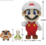 Balody Micro Blocks Big Size Mario DIY Building Toys Ice scrat Cute Sonic Auction Small figure Juguetes for Kids Toys 16004
