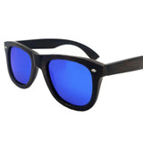 bamboo  Polarized Sunglasses Men Retro Rivet High Quality Polaroid Lens Summer Style Brand Design Unisex Sun Glasses