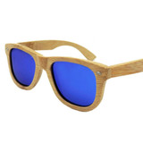 bamboo  Polarized Sunglasses Men Retro Rivet High Quality Polaroid Lens Summer Style Brand Design Unisex Sun Glasses