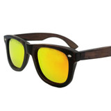 bamboo  Polarized Sunglasses Men Retro Rivet High Quality Polaroid Lens Summer Style Brand Design Unisex Sun Glasses
