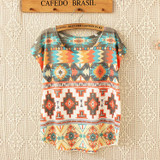 Balloons Printed T Shirt Women Tops 2018 Summer Camisetas Mujer Women's T-shirt Femme Short Batwing Sleeve Casual Tees Shirts