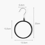 BalleenShiny 1 pc Clothes Scarf Hanger Belt Tie Towel Holder Hook Rack Shelf Storage Rack Home Organizer