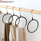 BalleenShiny 1 pc Clothes Scarf Hanger Belt Tie Towel Holder Hook Rack Shelf Storage Rack Home Organizer
