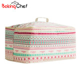 BAKINGCHEF Fashion Cotton Quilt Storage Bag Clothing Foldable Finishing Wardrobe Home Organizer Accessories Supplies Gear Stuff
