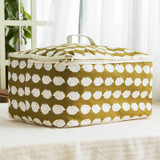 BAKINGCHEF Fashion Cotton Quilt Storage Bag Clothing Foldable Finishing Wardrobe Home Organizer Accessories Supplies Gear Stuff