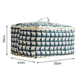 BAKINGCHEF Fashion Cotton Quilt Storage Bag Clothing Foldable Finishing Wardrobe Home Organizer Accessories Supplies Gear Stuff