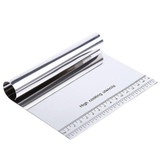 Baking Tools For Cakes Stainless Steel Pizza Dough Scraper Cutter Kitchen Flour Pastry Tool Scale Baking Tool Easy Cleanup