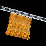 Baking DIY Textured Embossing Rolling Pin Transparent Embossing Music Note Design Fondant Sugar Craft Cake Decor E211