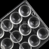 bakeware pan Ball shape chocolate molds,kitchen baking tools mini fondant cake candy ball chocolate making polycarbonate moulds