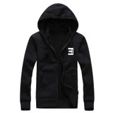 BAIJOE New autumn Mens Hoodies Eminem Printed Slim zipper Thicken cardigan Sweatshirt Men Sportswear Fashion Clothing M-XXL size